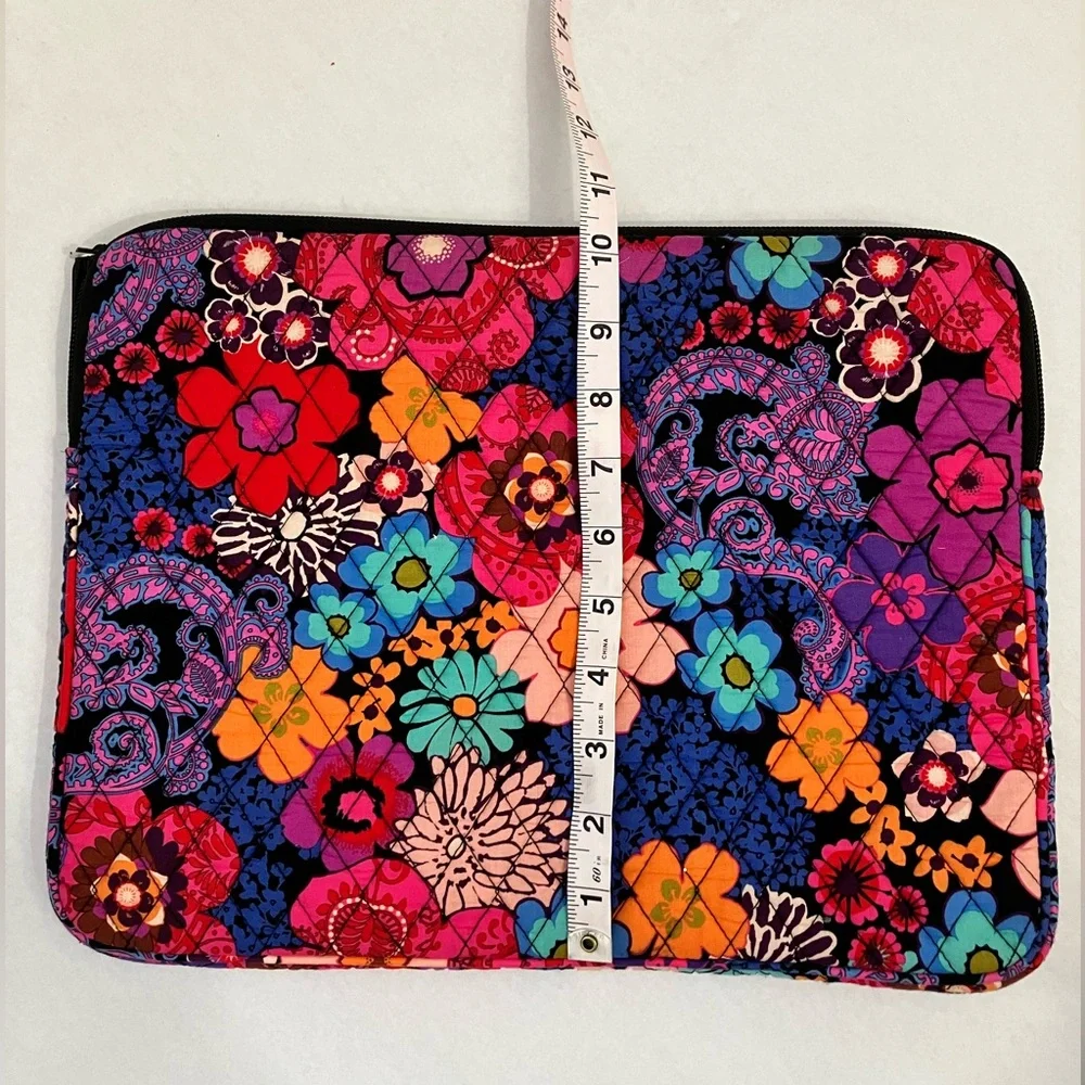 Vera Bradley Floral e-Reader Tablet I Pad Sleeve Case Cover Zip